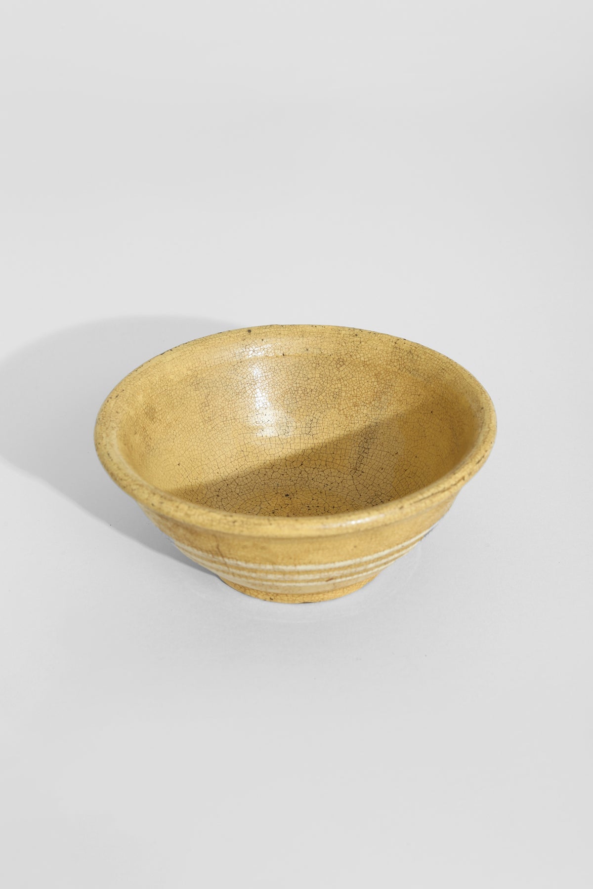 Yellow Stoneware Bowl