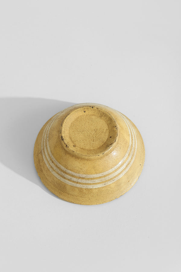 Yellow Stoneware Bowl