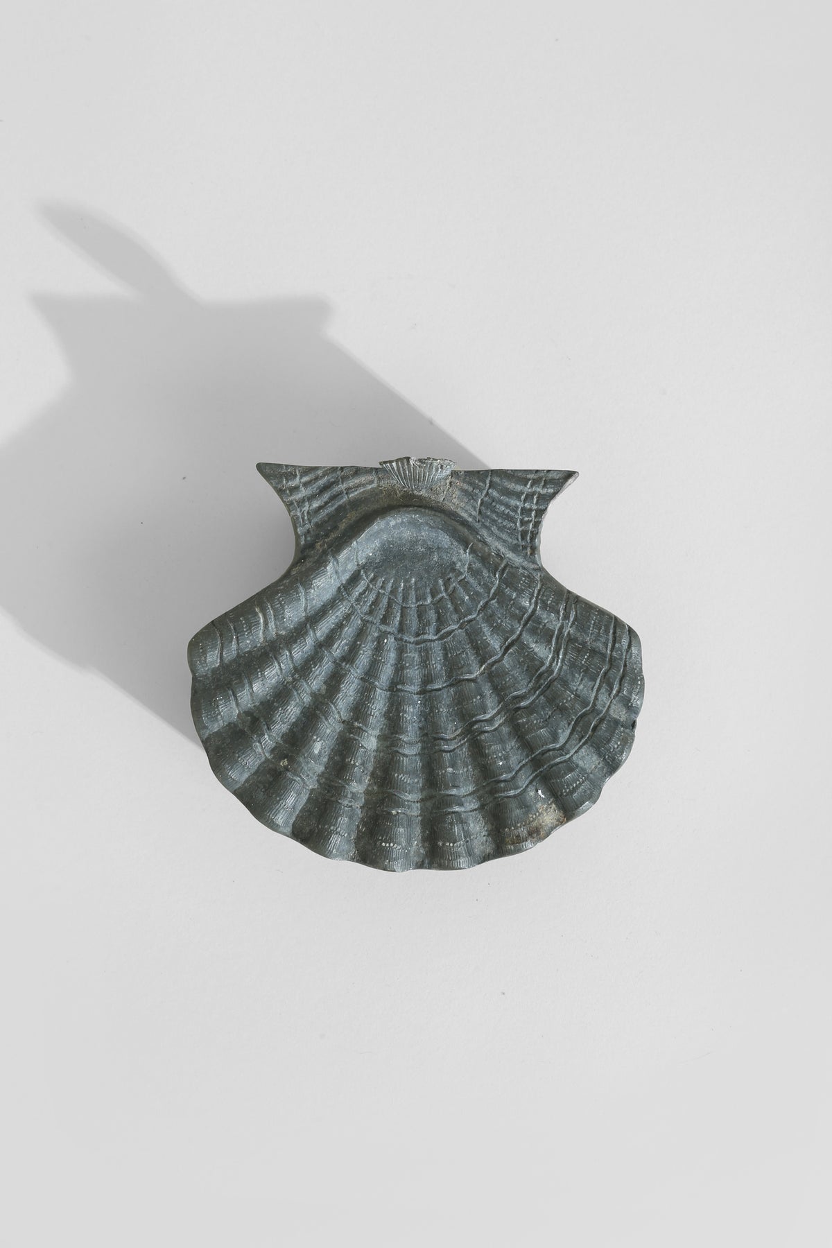 Pewter Scallop Shell Box