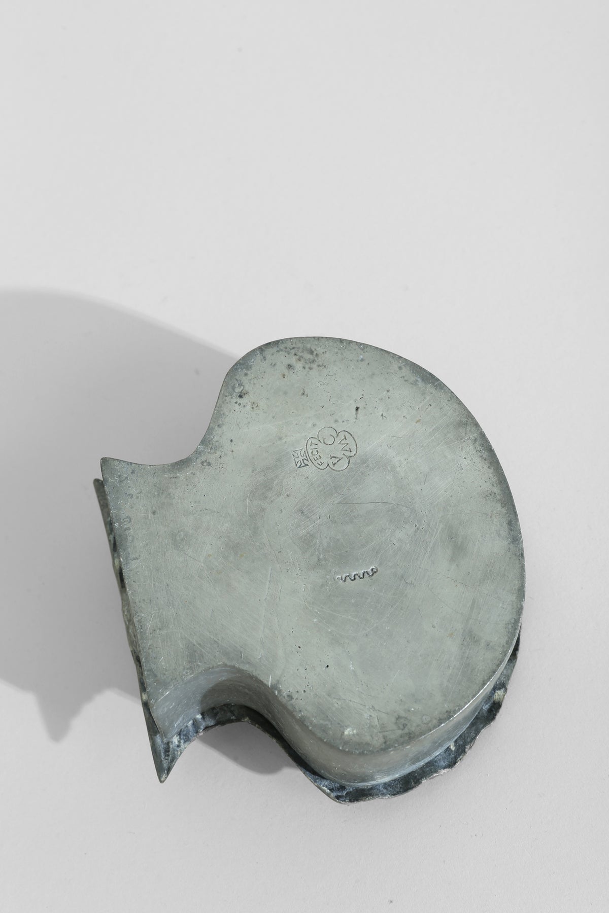Pewter Scallop Shell Box