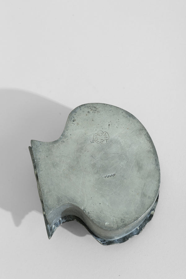 Pewter Scallop Shell Box