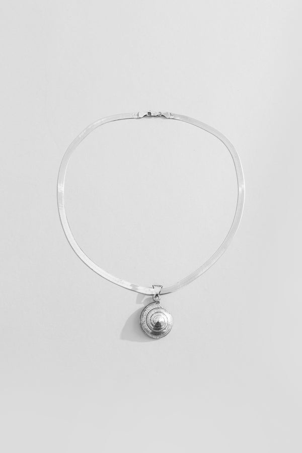 Spiral Herringbone Necklace