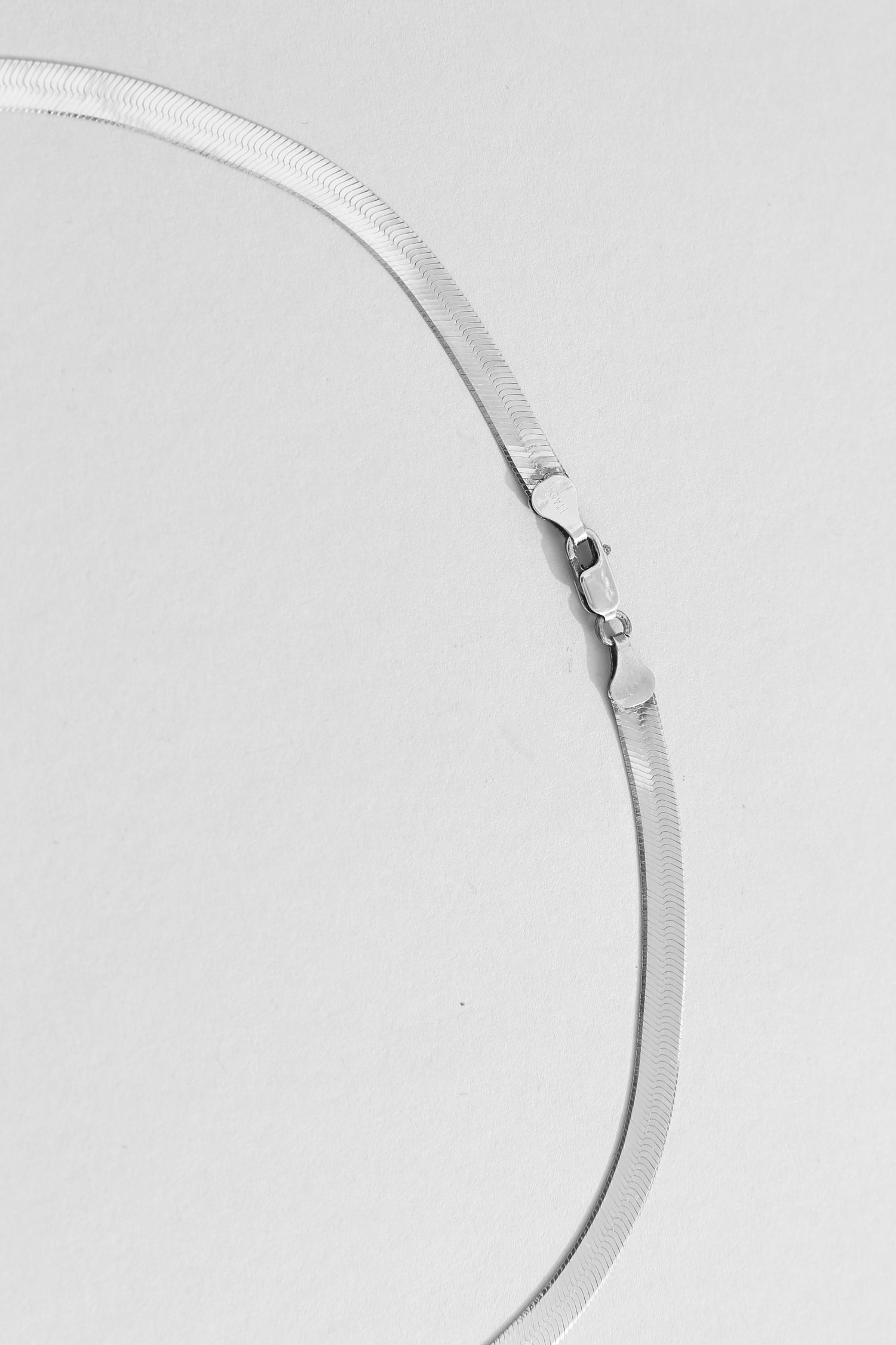 Spiral Herringbone Necklace