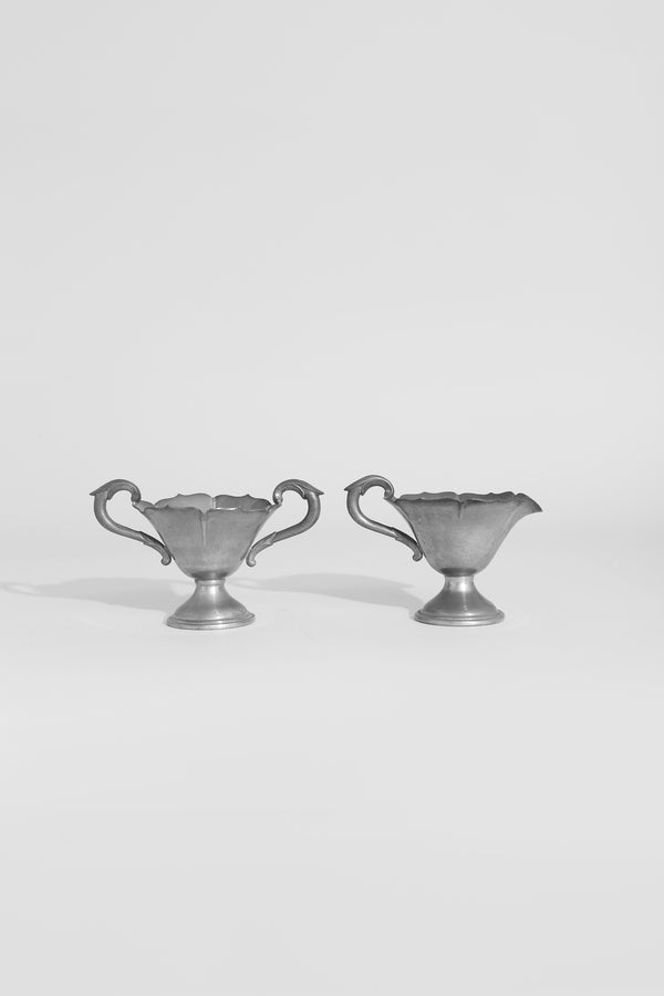 Pewter Serving Vessel Set