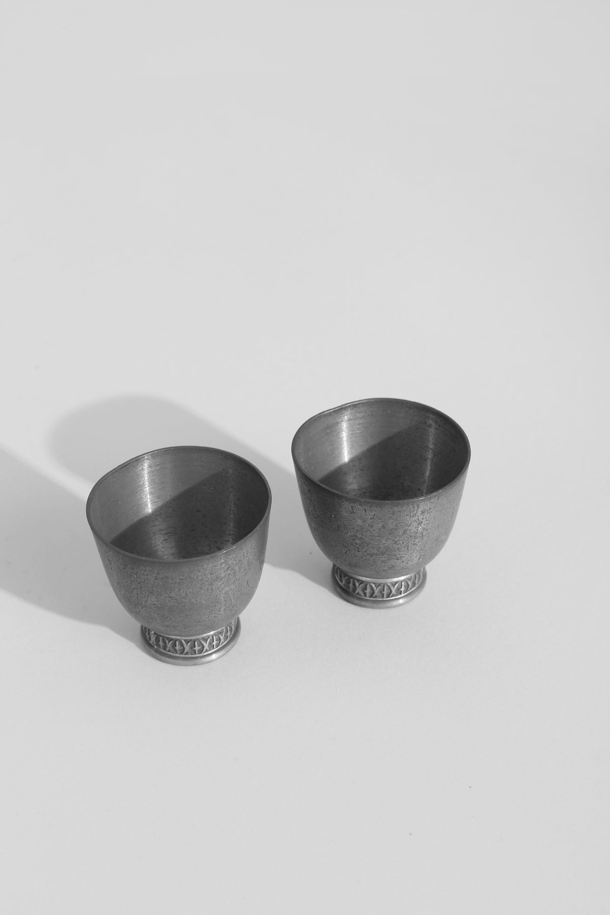 Norwegian Pewter Carafe + Cup Set