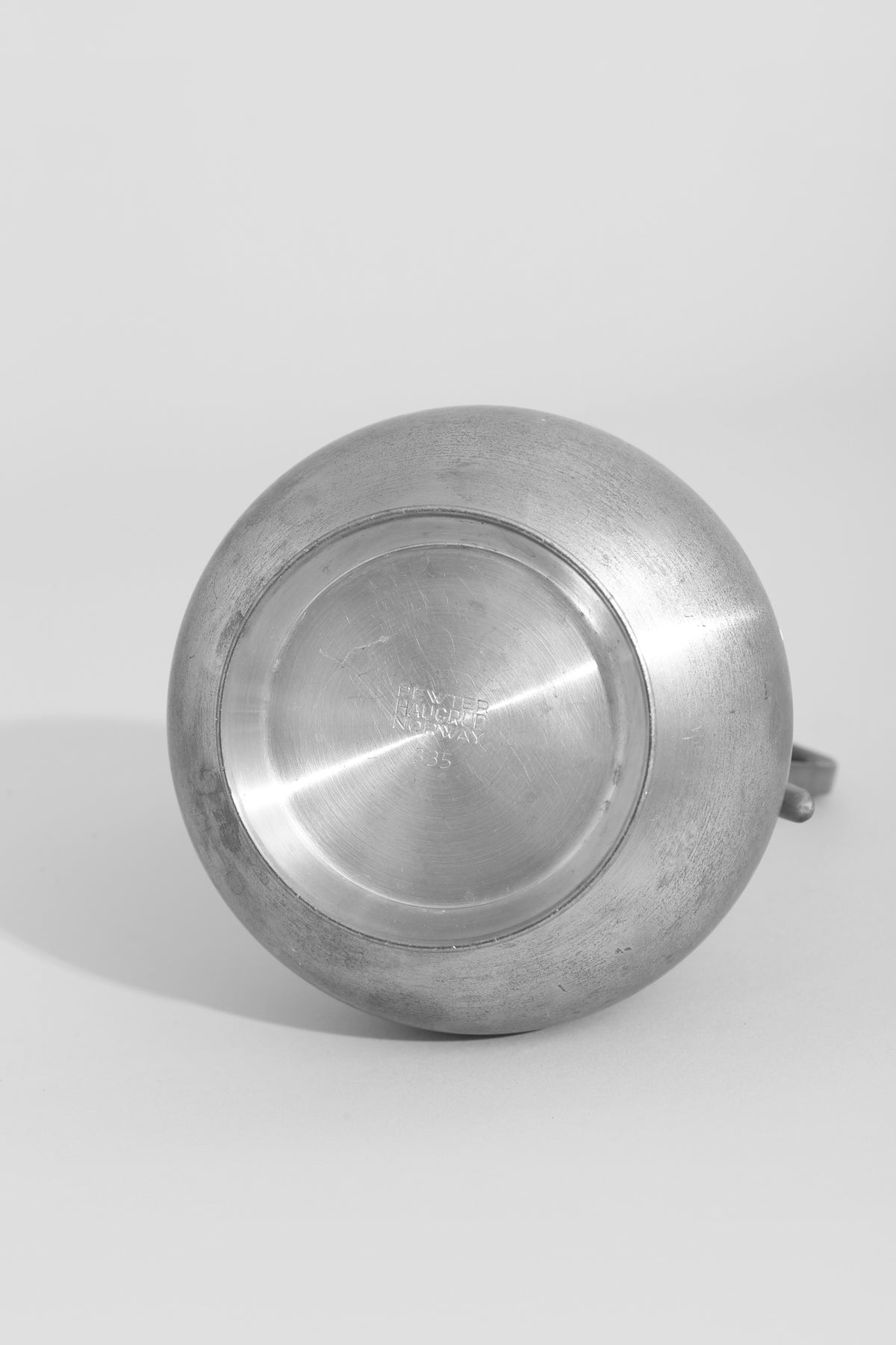 Norwegian Pewter Carafe + Cup Set