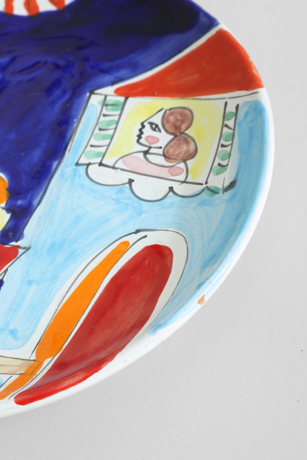 Italian Hand-Painted Plate #3