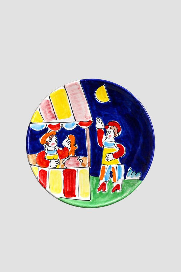 Italian Hand-Painted Plate #1