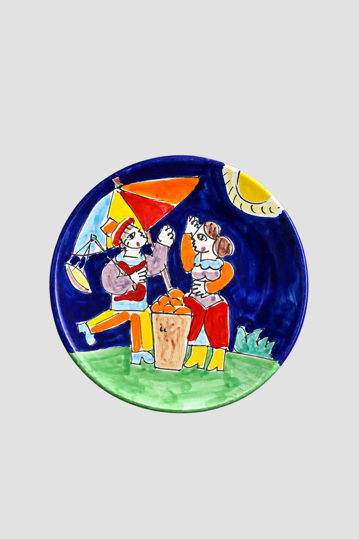 Italian Hand-Painted Plate #2