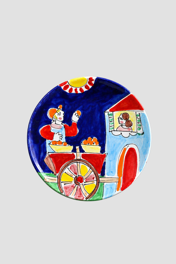 Italian Hand-Painted Plate #3