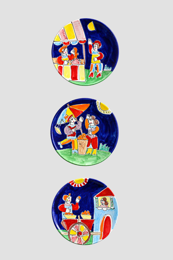 Italian Hand-Painted Plate #1
