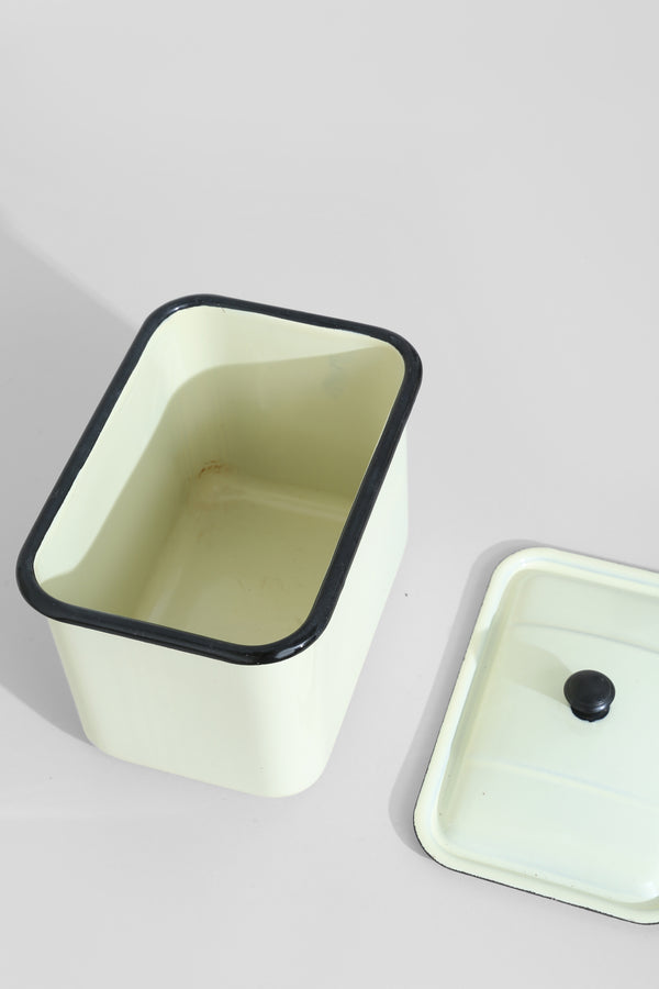 Enamel Storage Container