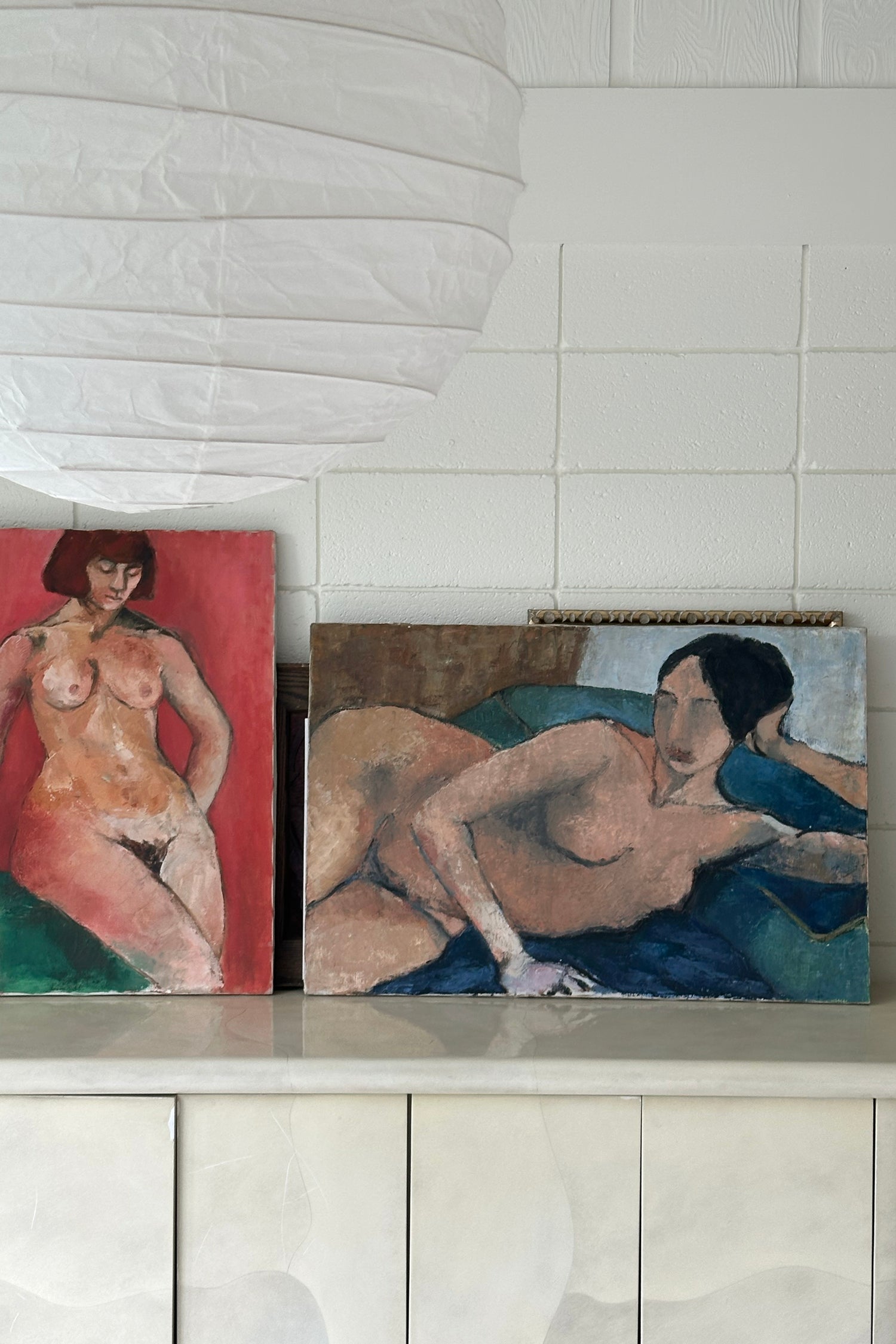 Original Painting by Sandra Orlovsky – Red Nude