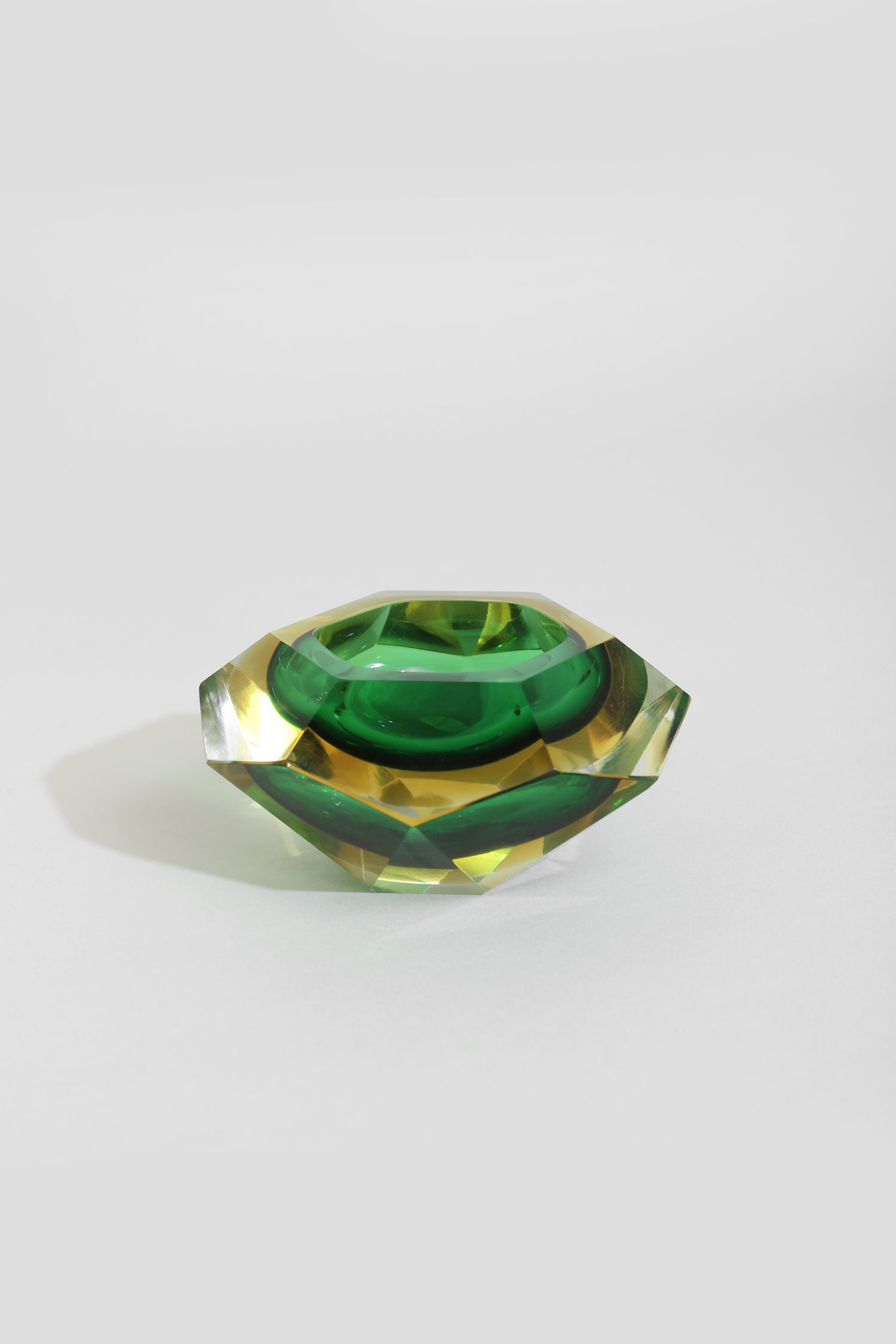 Sommerso Murano Glass Catchall