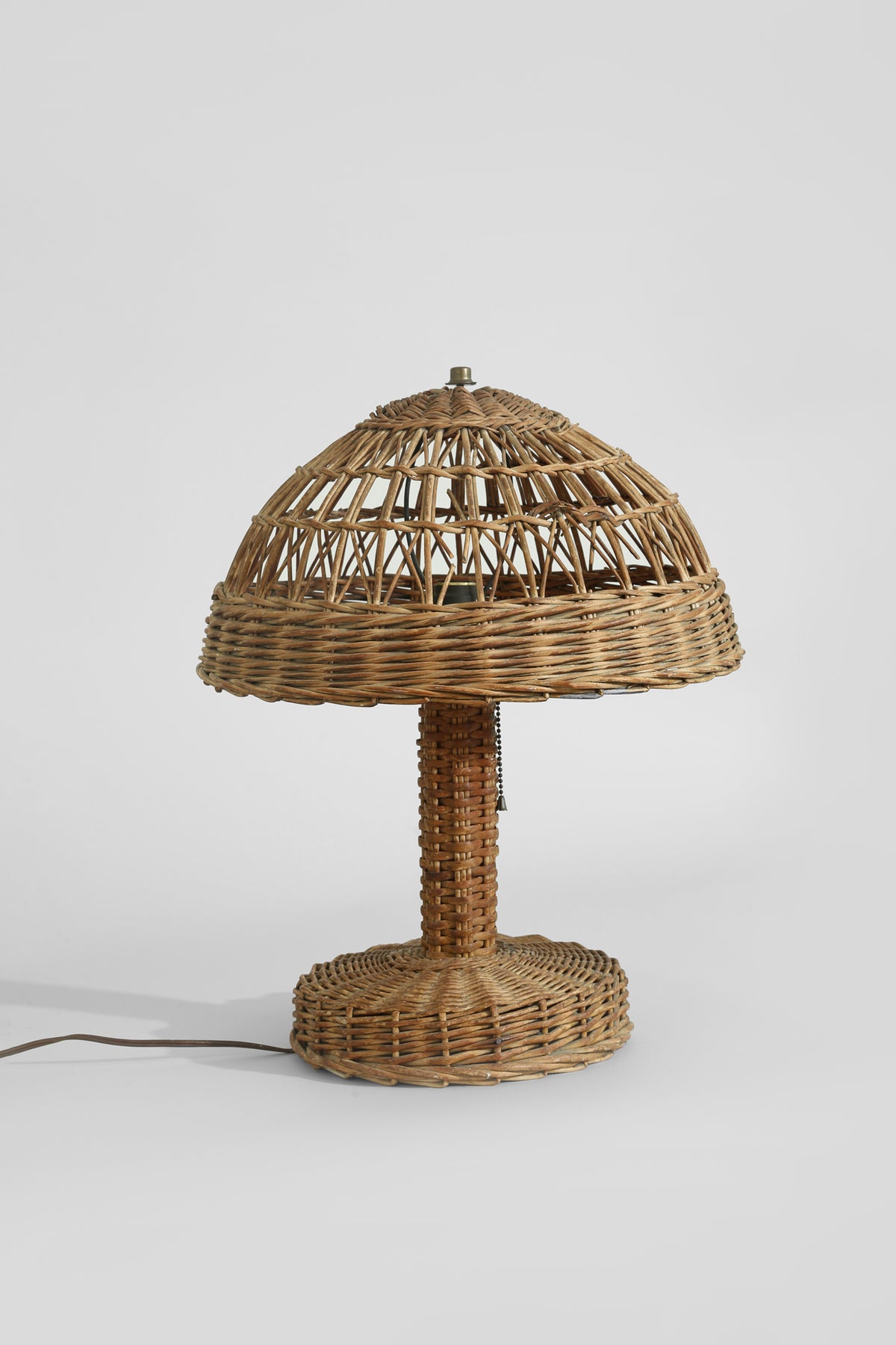 Wicker Table Lamp