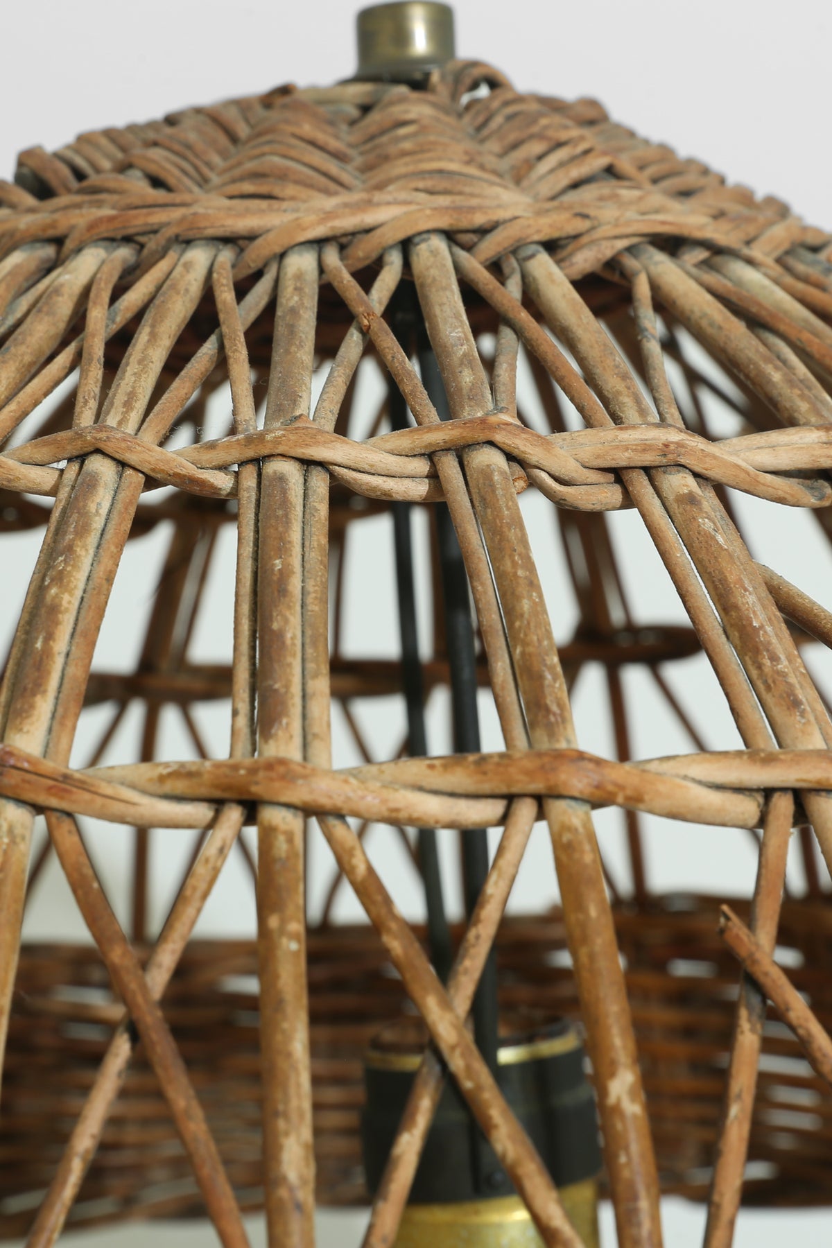 Wicker Table Lamp