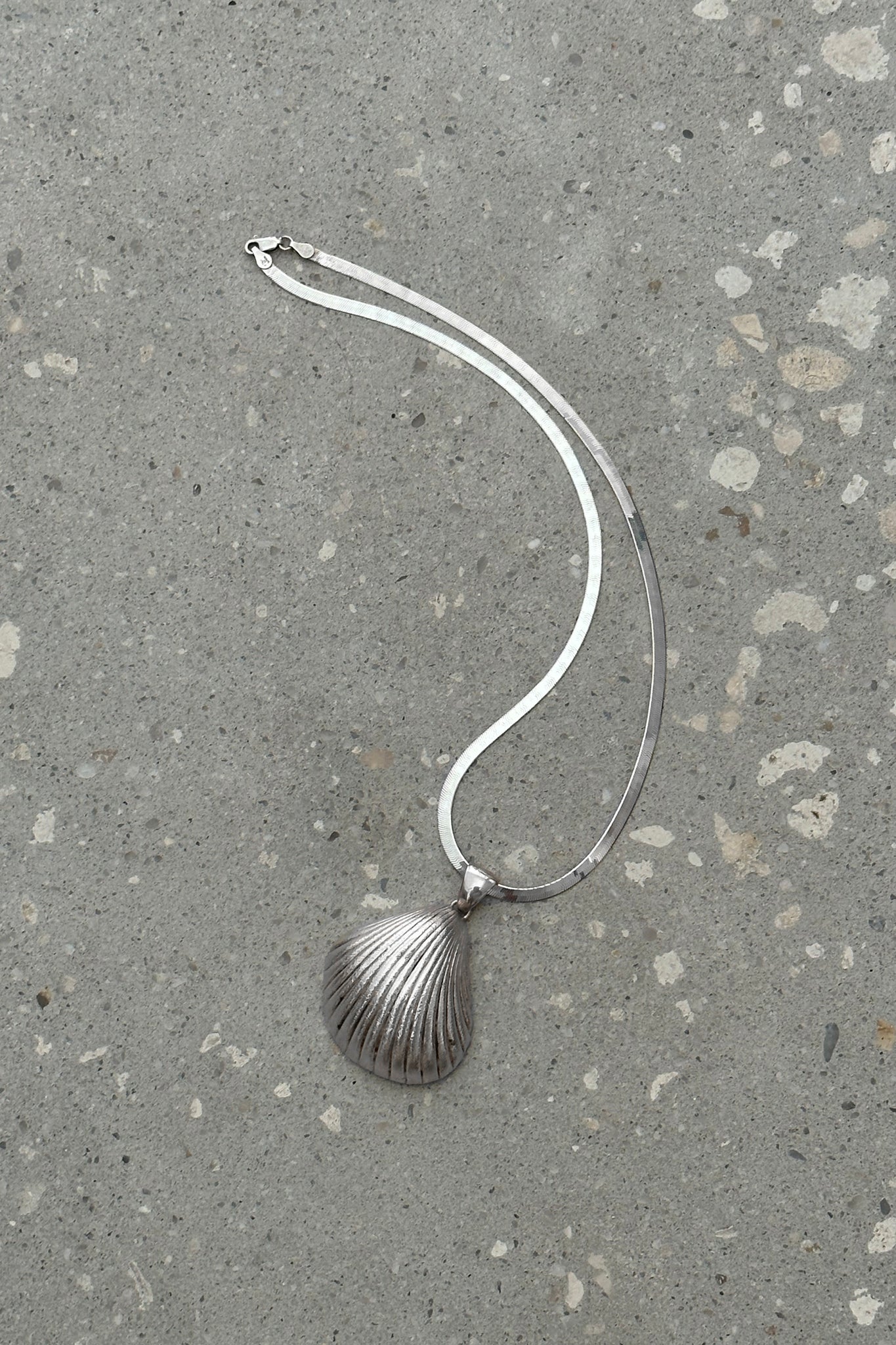 Herringbone + Cockle Necklace