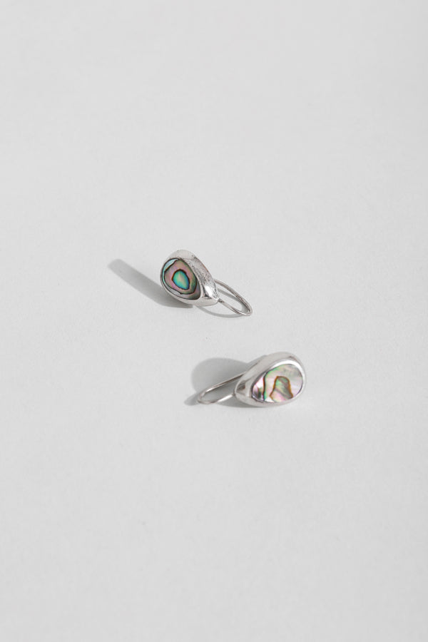 Modernist Abalone Earrings