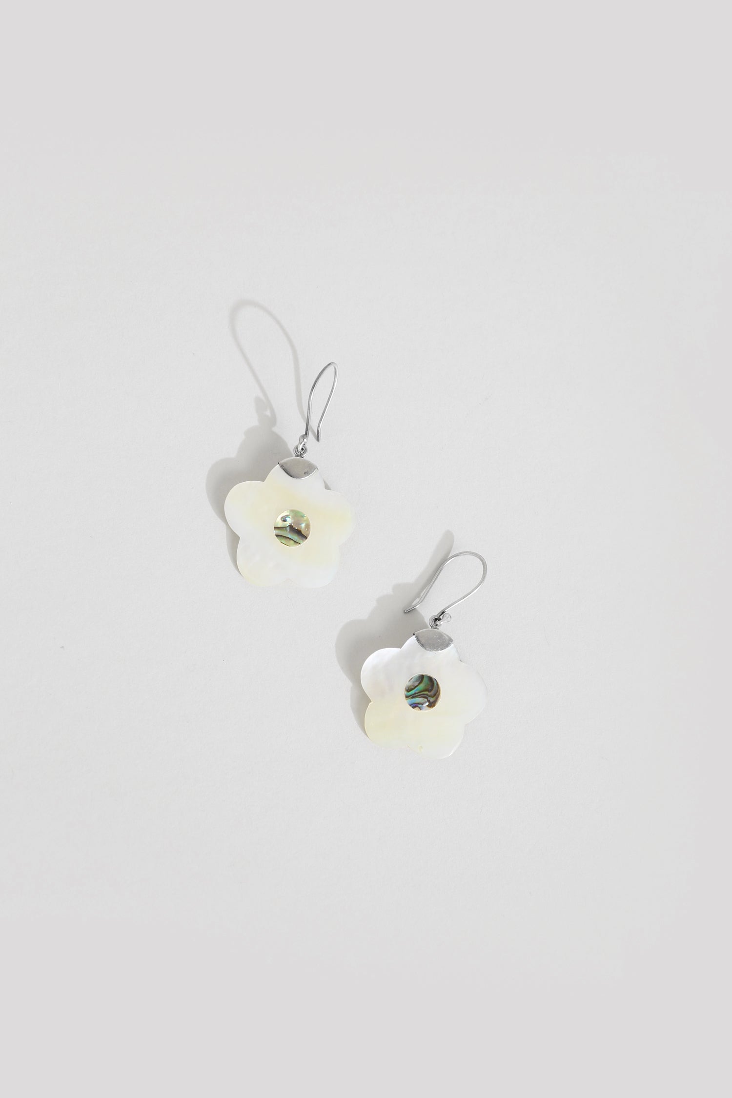 Abalone Flower Earrings