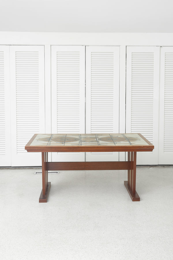 Danish Tile-Top Dining Table