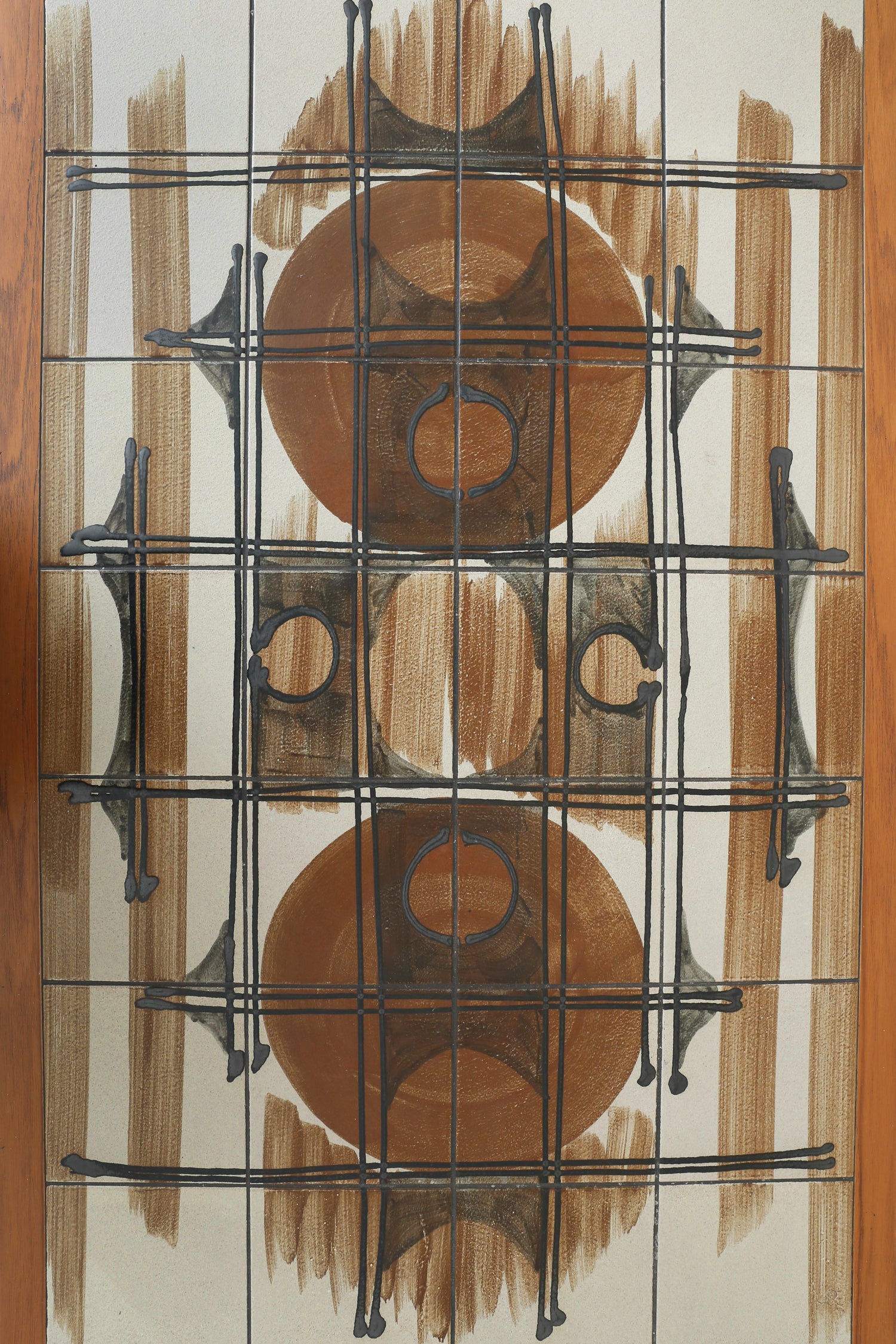 Danish Tile-Top Dining Table