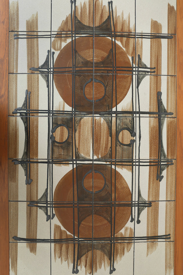 Danish Tile-Top Dining Table