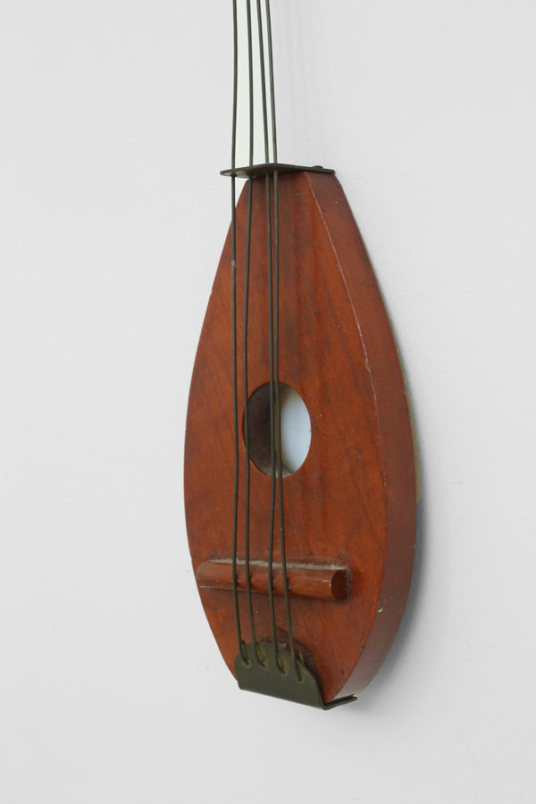 Mid-Century Stringed Instrument Wall Sculpture