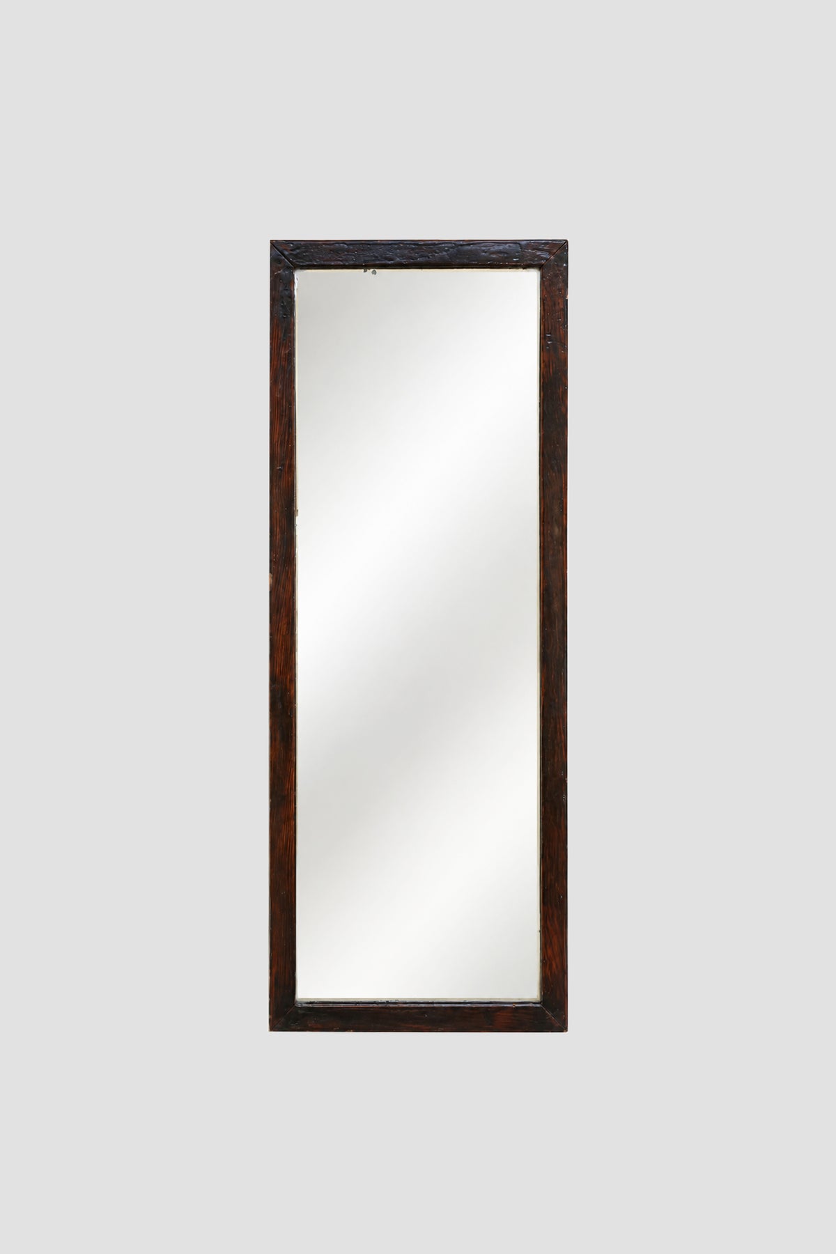 Vintage Primitive Wood Mirror
