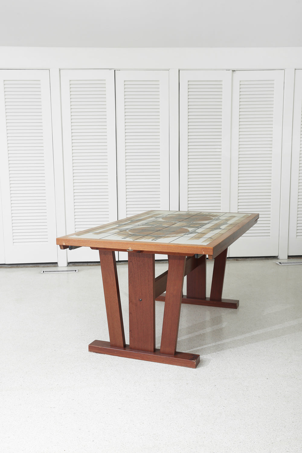 Danish Tile-Top Dining Table