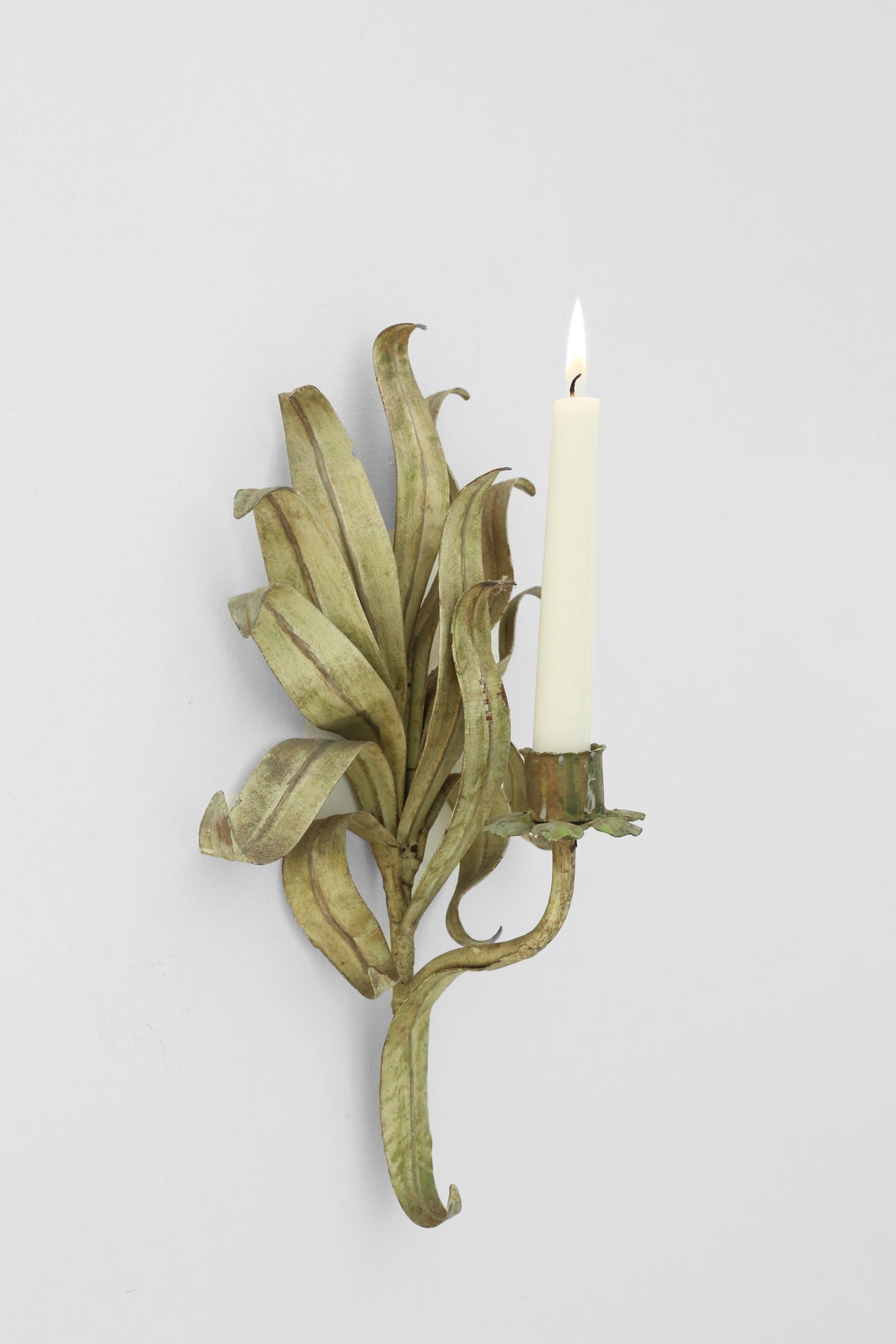 Italian Botanical Candle Sconce Set