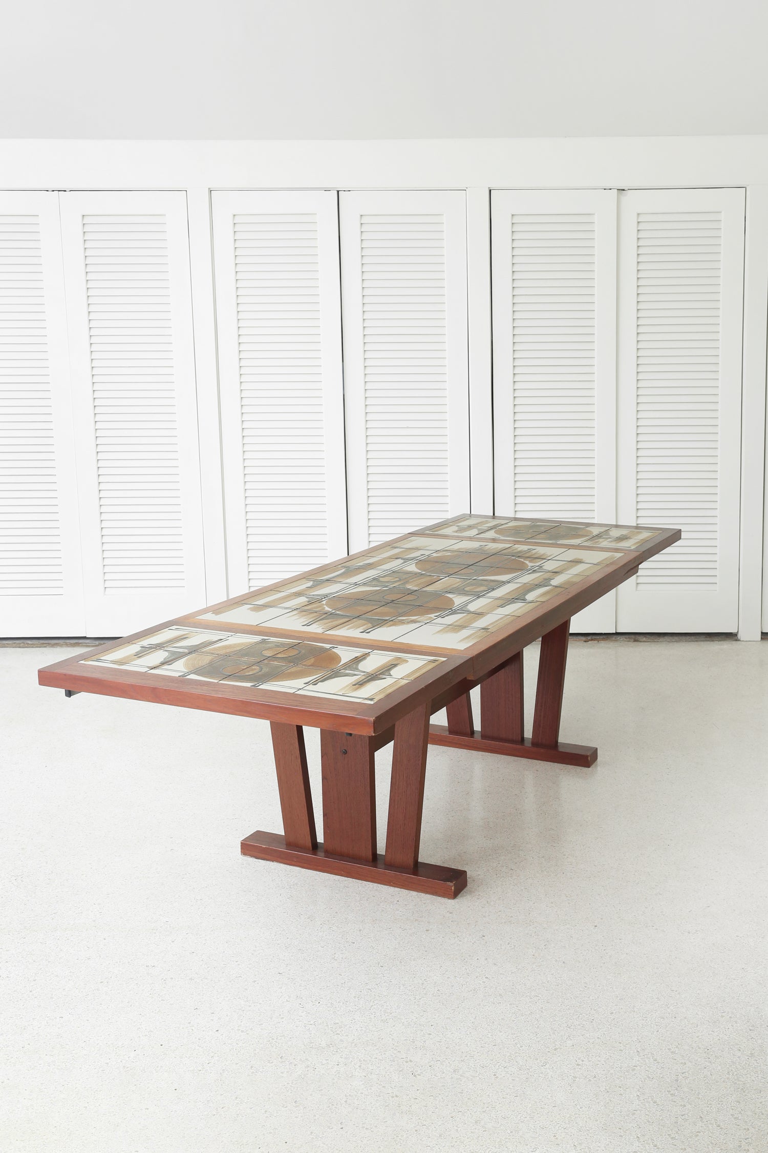Danish Tile-Top Dining Table