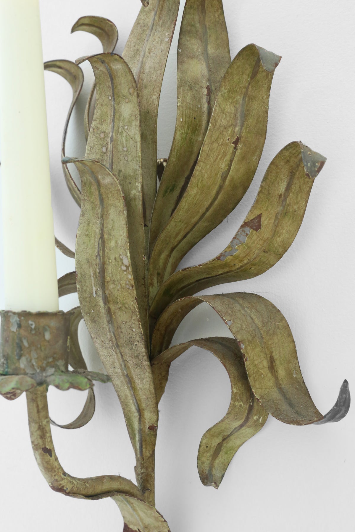 Italian Botanical Candle Sconce Set