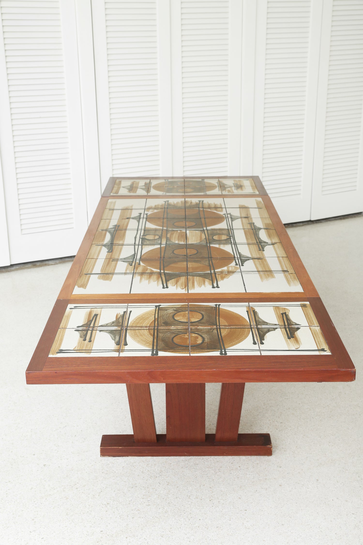 Danish Tile-Top Dining Table