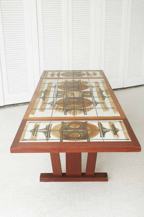 Danish Tile-Top Dining Table