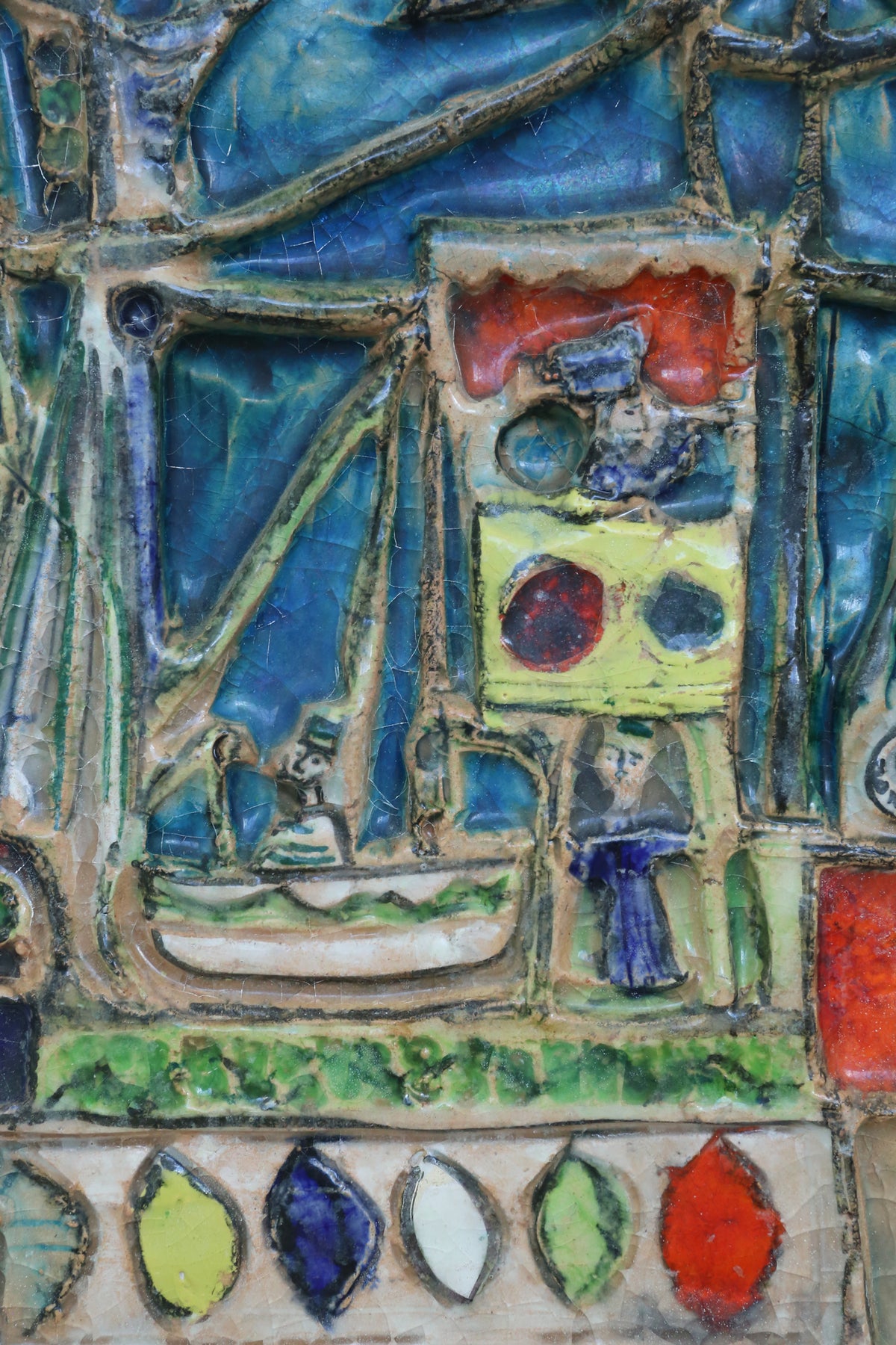 Desimone Ceramic Wall Plaque, 1960s