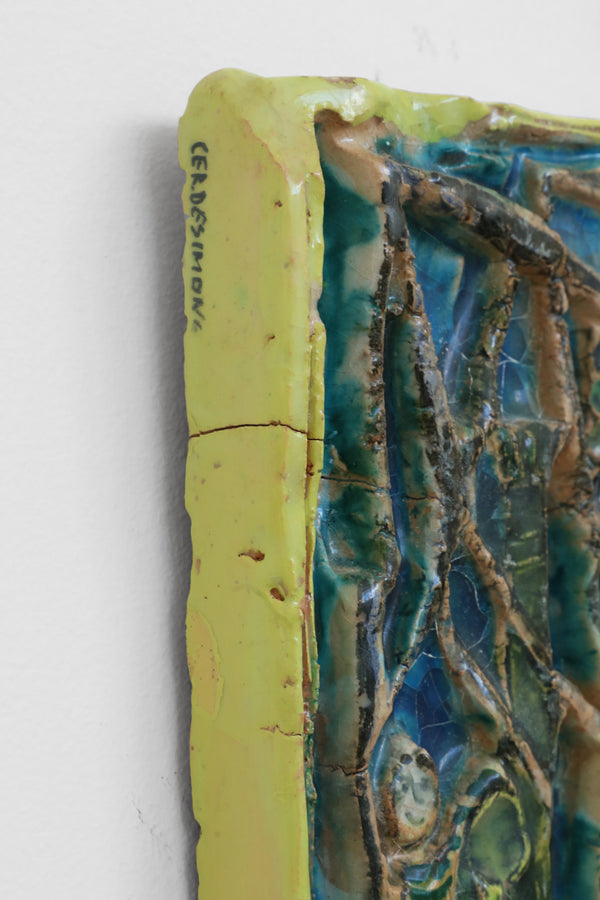 Desimone Ceramic Wall Plaque, 1960s