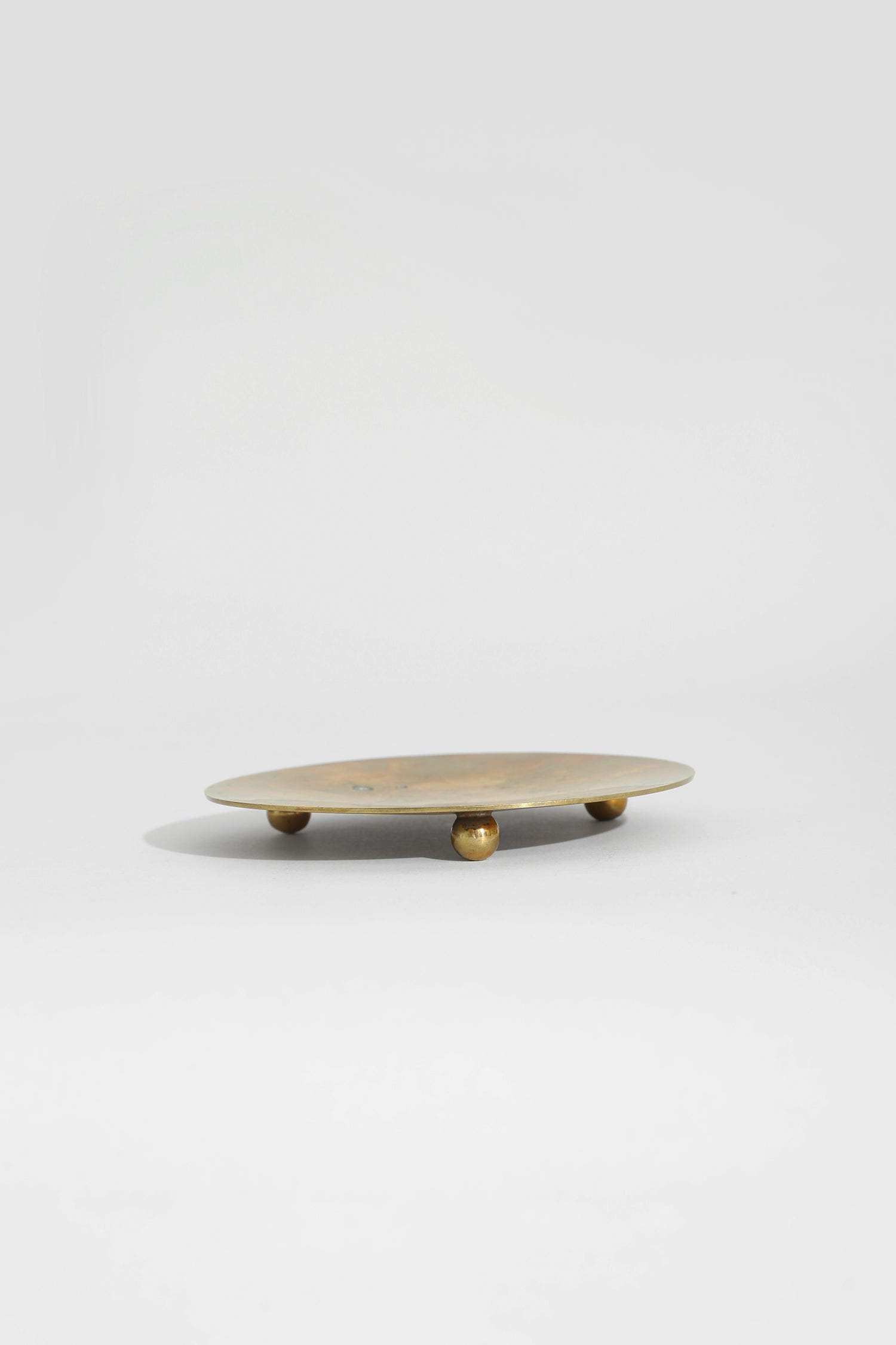 Circular Brass Catchall