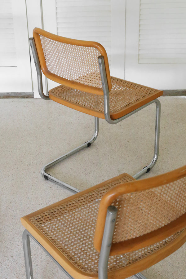 Italian Cane Chairs, Set of 6