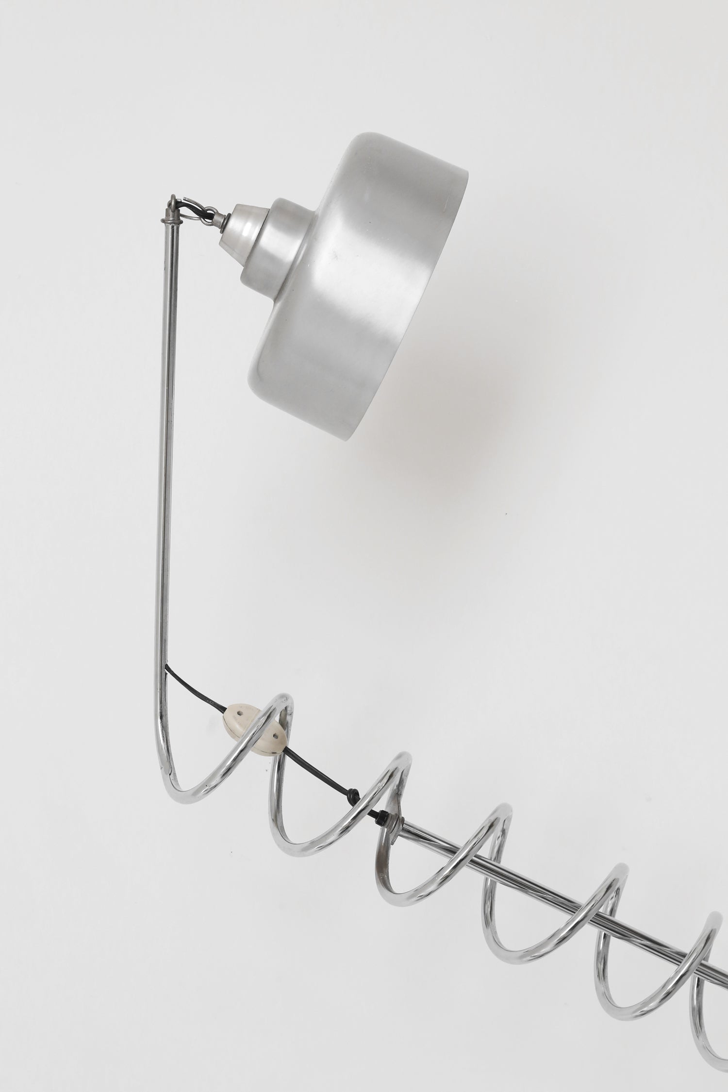 Chrome Spiral Floor Lamp