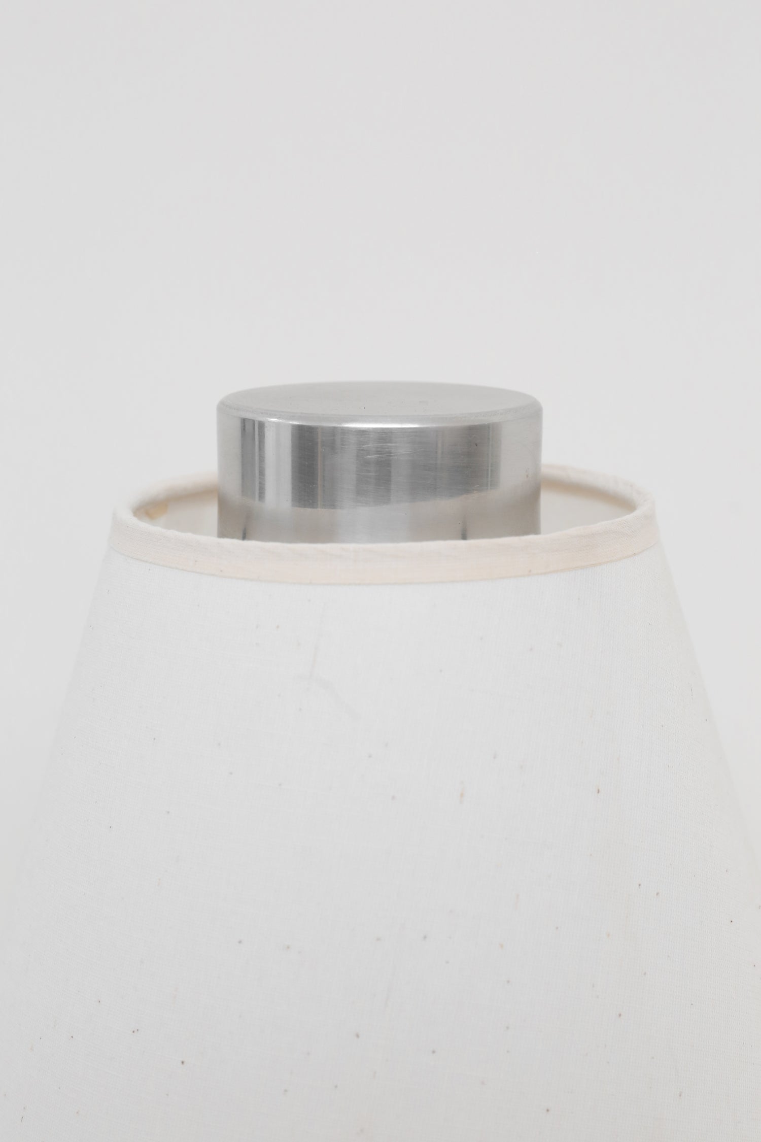 Chrome Cylindrical Table Lamp