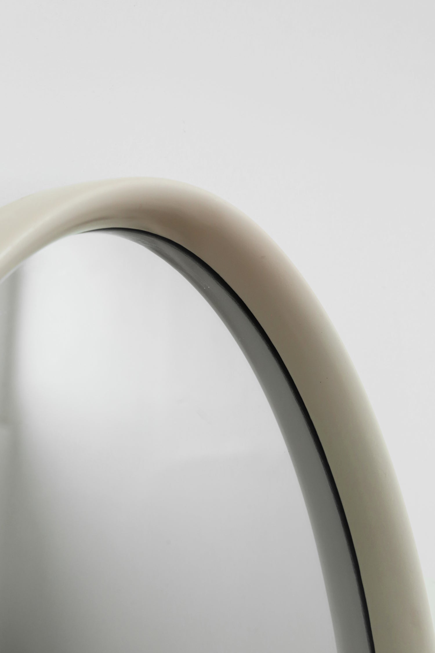 Space Age Oval Mirror