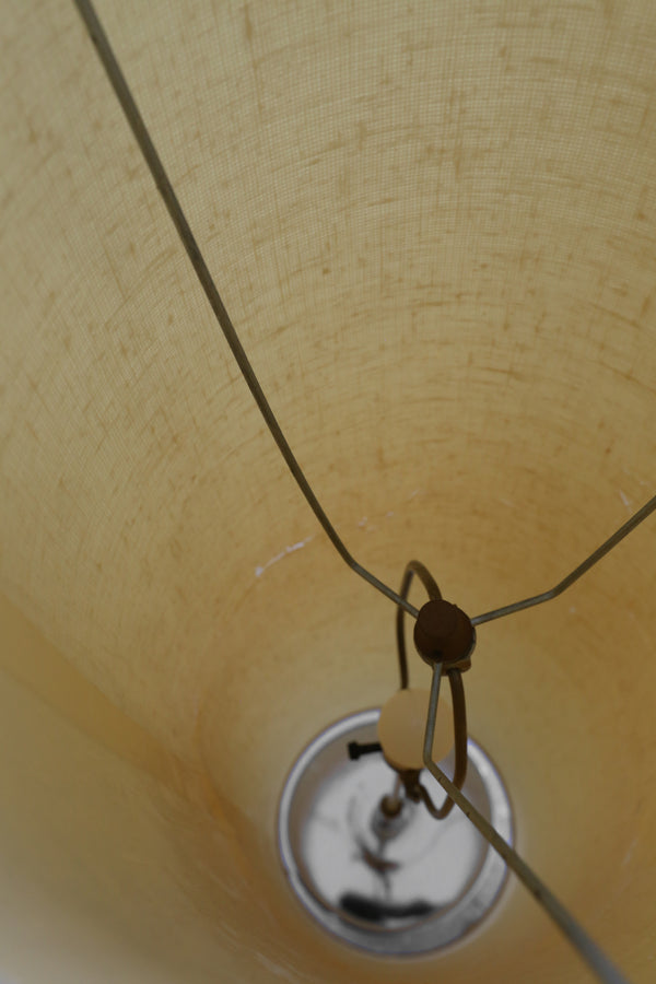 Chrome & Cork Floor Lamp