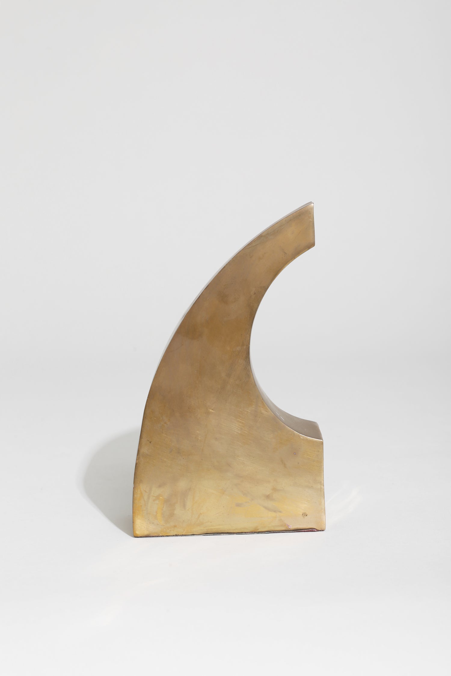 Brass Sculptural Bookends