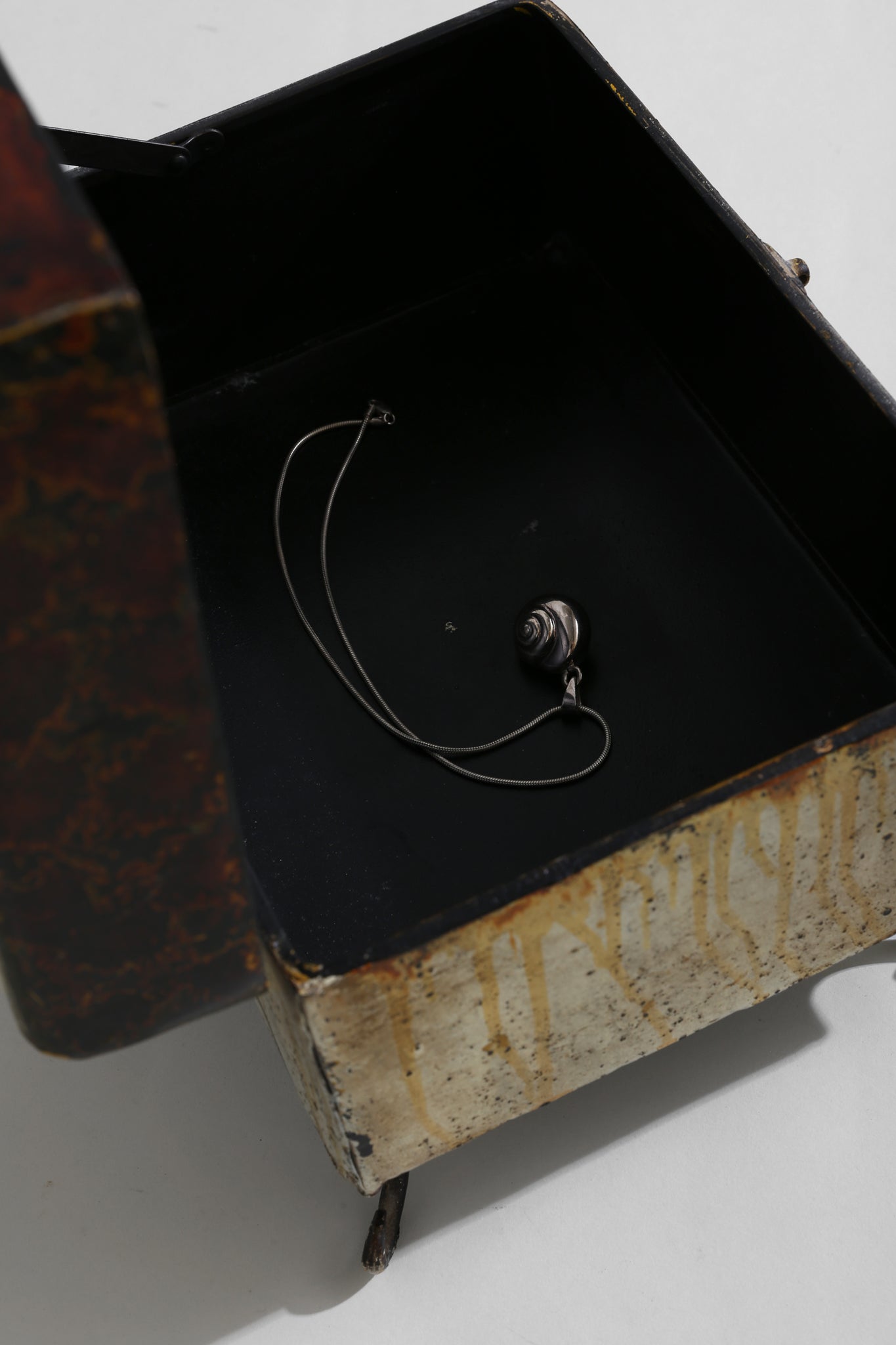Textural Metal Jewelry Box
