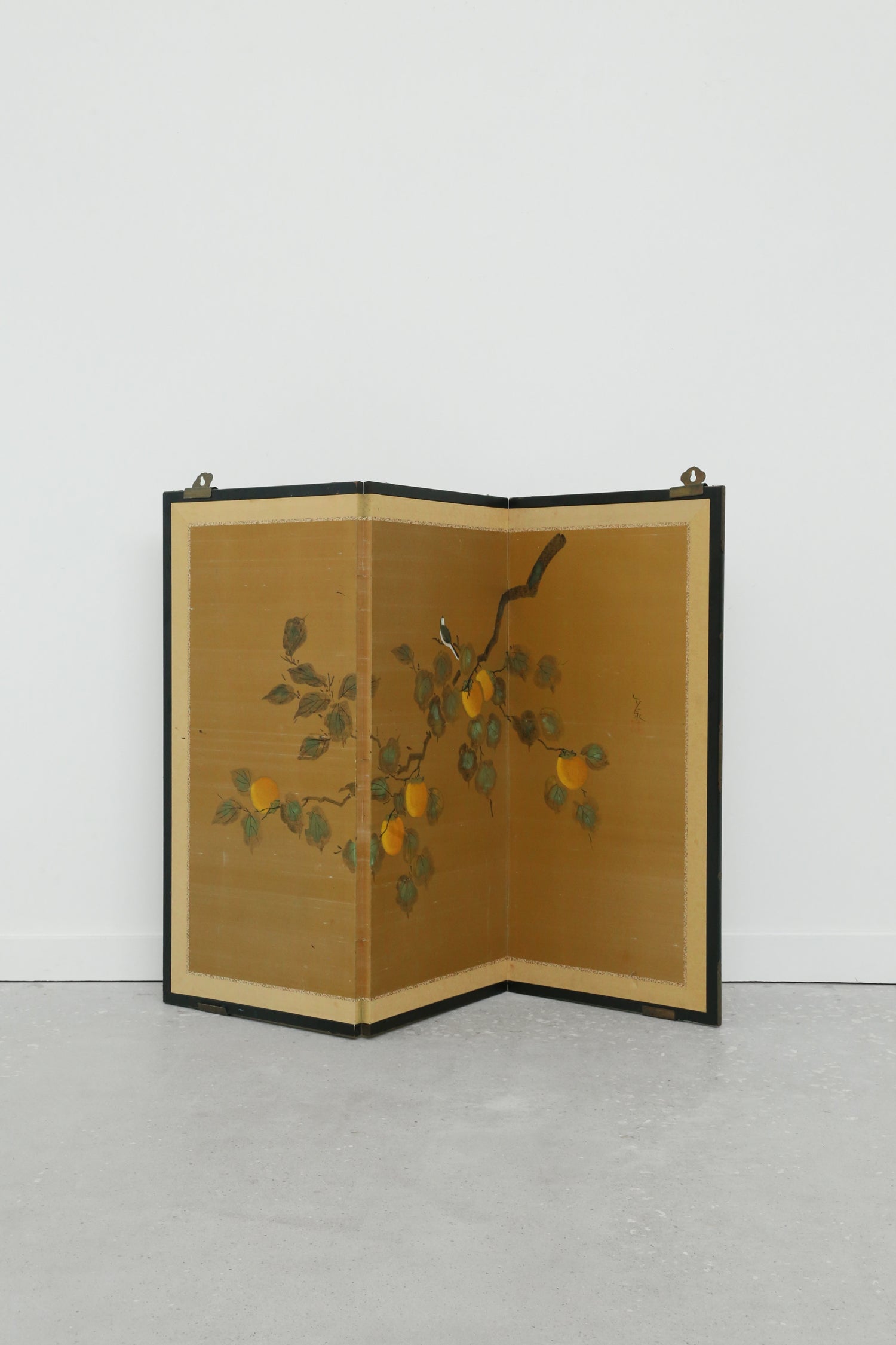 Japanese Three-Panel Folding Screen