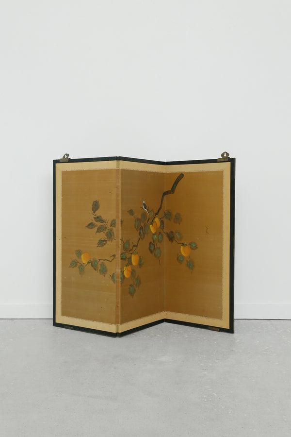 Japanese Three-Panel Folding Screen