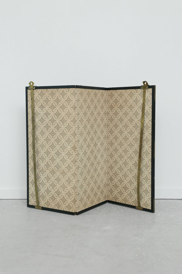 Japanese Three-Panel Folding Screen