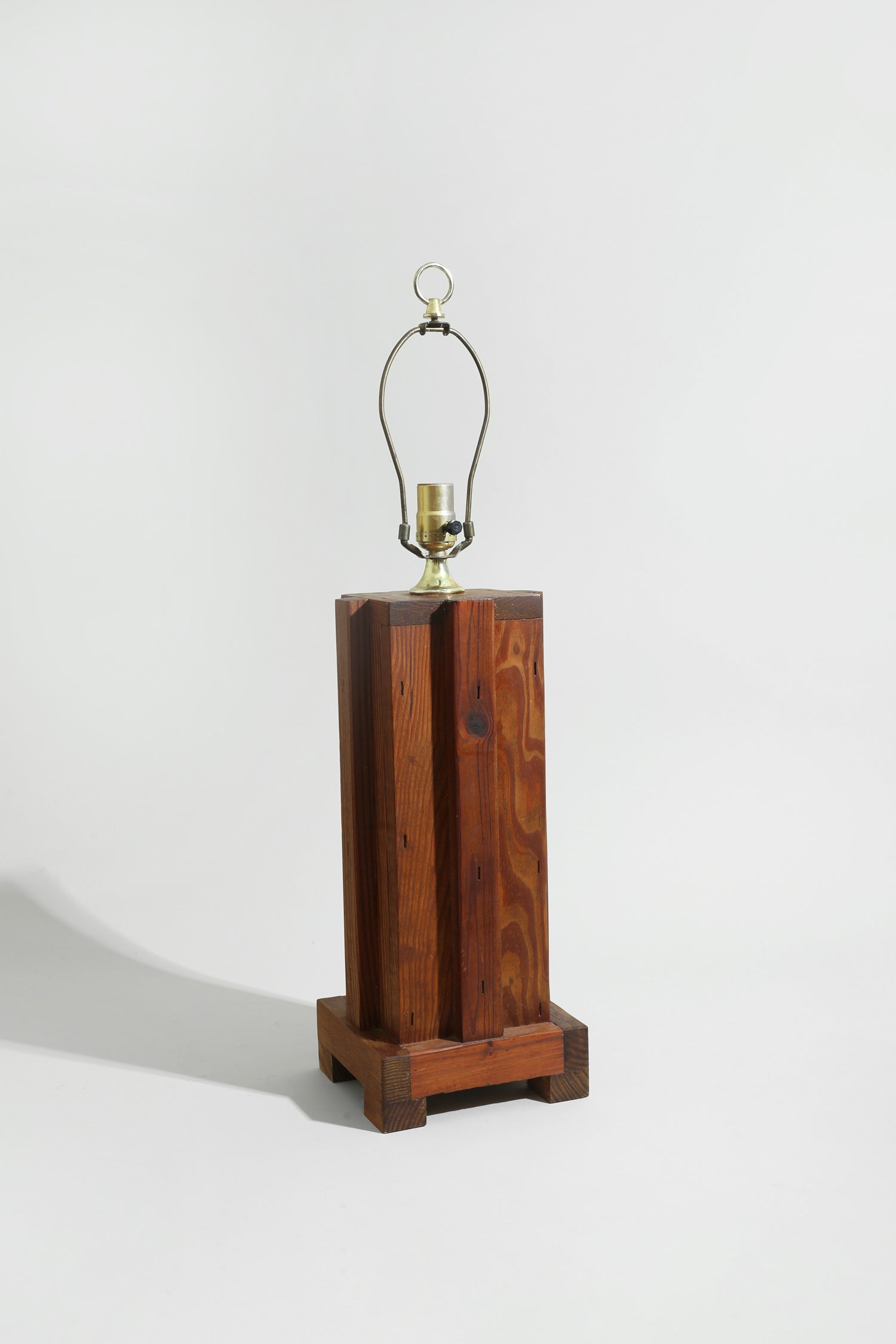 Pine Table Lamp Set