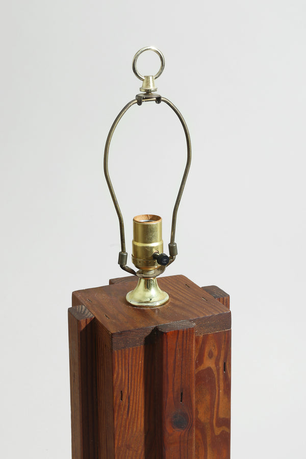 Pine Table Lamp Set