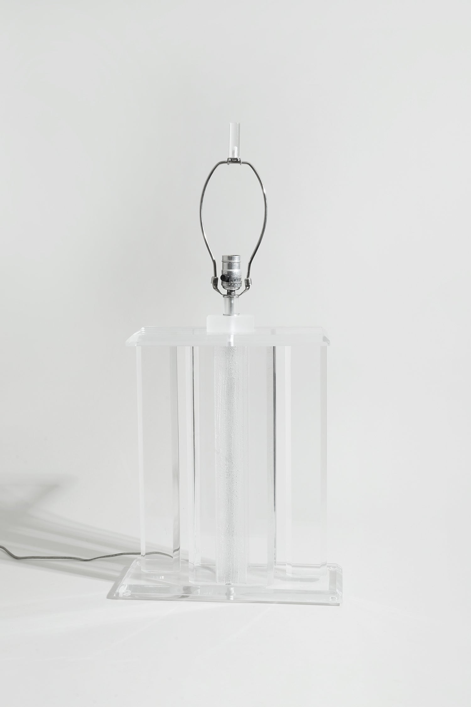 Lucite Table Lamp